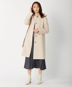 アンゴラビーバー ノーカラーコート / J.PRESS LADIES | ファッション