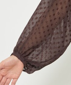 uncrave シアードットジャガード ブラウス