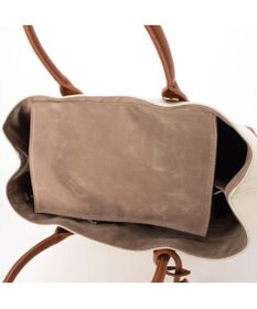 UNBILLION cachecache ショルダー付きパーテーション合成皮革トートL