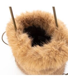 UNBILLION カシュカシュ cachecache / エコファーシンプル巾着ショルダーバッグ