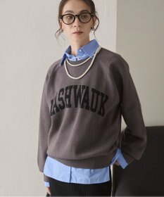 WEGO 【ANGIE VINTAGE】ジャガードロゴニット