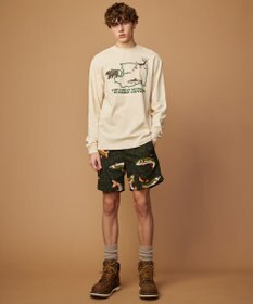 JOSEPH ABBOUD MOUNTAIN 【FILSON】LONG SLEEVE PLONEER GRAPHIC T SHIRT