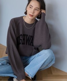 WEGO 【ANGIE VINTAGE】ジャガードロゴニット