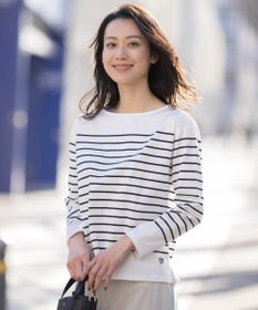 J.PRESS LADIES 【洗える】バスクボーダー カットソー