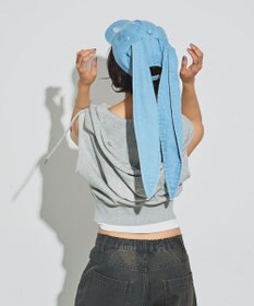 WEGO うさ耳デニムキャップ