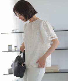 組曲 【ご好評につき再登場】フラワーレースブラウス