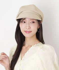 MOONBAT 【遮光100％/遮熱/UVカット】FURLA(フルラ)アーチロゴ キャスケット 帽子 無地 サイズ調整可能/手洗い可能/日本製