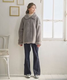 組曲 KIDS 【150-160㎝】フレア デニムパンツ