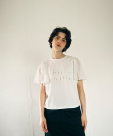 GRACE CONTINENTAL レースロゴTシャツ