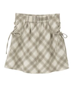 earth music&ecology サイドレースアップミニスカート