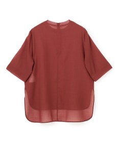 BEIGE， MOYE / スカーフ付き ハーフスリーブブラウス