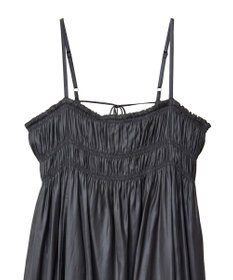 Green Parks レザー風キャミワンピース
