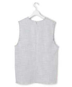 ICB ライトスラブツイード Vネックジレ