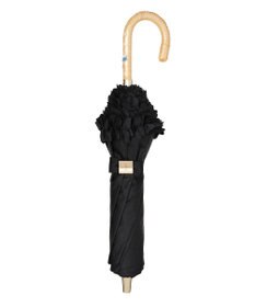 MOONBAT 【晴雨兼用日傘】LANVIN en Bleu (ランバン オン ブルー) 折りたたみ日傘 ドビーフリル 遮光 遮熱 UV