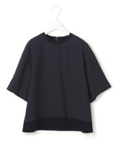 ICB 【新色追加・洗える】 FluidBackSatin Tブラウス