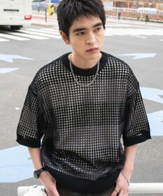 WEGO 【３点SET】アンサンブルメッシュニットプルオーバー（SS）