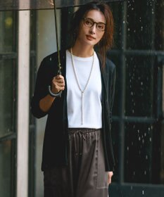 23区 【新色追加/UVケア/接触冷感】マルチ機能 シアー ショート カーディガン