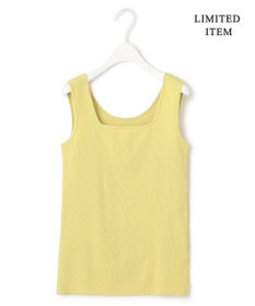 ICB L 【WEB限定・洗える】 ブロードステッチリブ タンクトップ