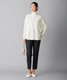 ICB 【洗える】 ヴィスコースワイド タートルネックプルオーバー