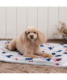 PET PARADISE リサとガスパール 遠赤外線 ボアマット 角型《頬杖柄》