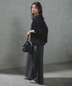 UNFILO 【VERY掲載】BEAUTY FORM JERSEY light サイドZIP プルオーバー