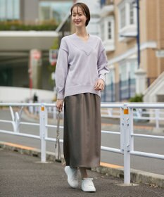 自由区 【XSサイズ～/洗える】チンツサテンタンブラー ナロースカート