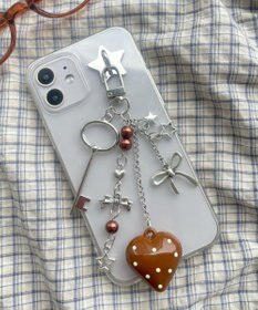 WEGO ドットハートキーホルダー