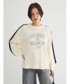 Green Parks ラインメッシュニットプルオーバー