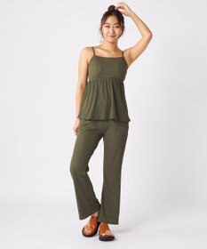 OP／FILA 【Ocean Pacific】水着４点セット リボンカーディガン＋ロングパンツ付き