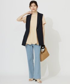 ANY SIS 【UVカット・接触冷感・吸水速乾】スマートビューティストレッチ  ジレ