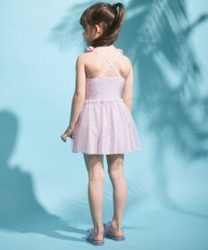 ANY KIDS 花柄チュールワンピース水着