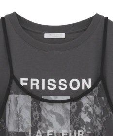 Green Parks ＳＥＴ２点フォトＴシャツ＋レースキャミビスチェ