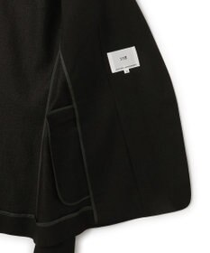 23区 L 【洗える/セットアップ対応】アイアスマットストレッチ ノーカラー ジャケット