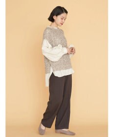 AMERICAN HOLIC ＳＥＴ　ボリュームスリーブシャツ＋ニットベスト