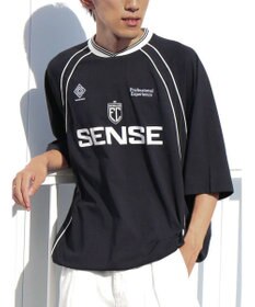 CRAFT STANDARD BOUTIQUE 接触冷感/UVカット/イージーケア/ストレッチ/ゲームシャツ-B