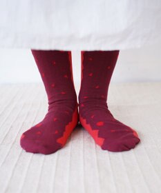 nitorito 【UNISEX】米沢オリジナル柄 mountain&moon 靴下