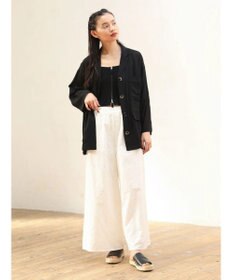 Green Parks ■ＥＳＣＡＲ　ローン刺繍フレアパンツ