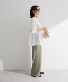 Green Parks スウィッチングペプラムシャツ