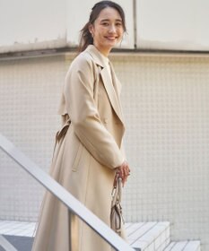 ANY SIS 【洗える】ライトミディ トレンチコート