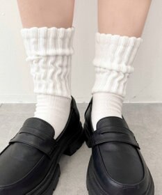 WEGO サポート付きボリューム無地リブソックス