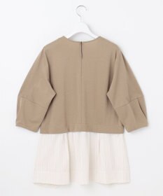 自由区 S 【洗える】カラミストライプコンビジャージ トップス