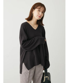 Green Parks 洗える　ミラノリブ編みニットプルオーバー