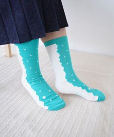 nitorito 【UNISEX】米沢オリジナル柄 mountain&moon 靴下