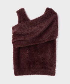 GRACE CONTINENTAL オフタートルニットトップ