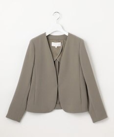 自由区 S 【セットアップ対応】トリアセダブルクロスノーカラー ジャケット