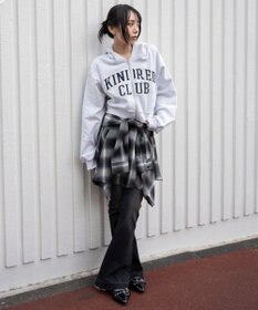 WEGO グラフィックショートZIPパーカー