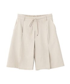 earth music&ecology 【セットアップ対応】ウエストリボンバミューダパンツ