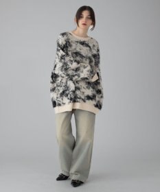 WEGO 【ユニセックス着用ITEM/MLサイズ展開】ファジーパターンプルオーバー