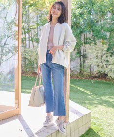 ANY 【洗える】ライトウエイト ジップブルゾン