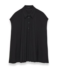 JOSEPH エアリープリッセ　ポロカラーブラウス